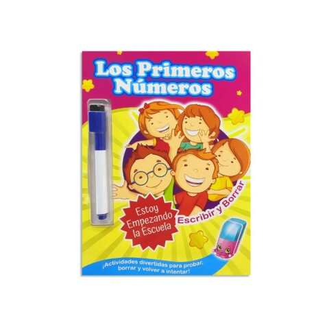Libro didáctico incluye marcador Los primeros números