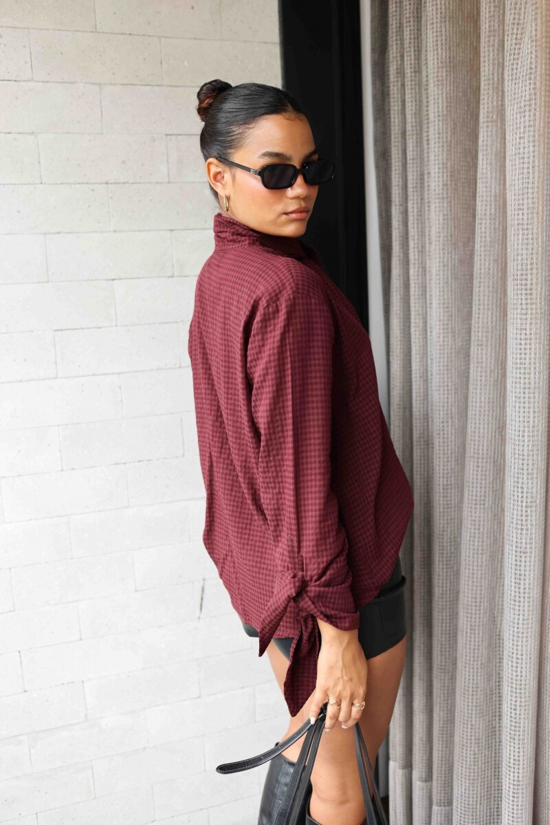 BLUSA ZARA VINO