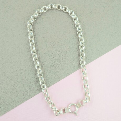 Pulsera de plata 925. Modelo Rolo. Pulsera de plata 925. Modelo Rolo.