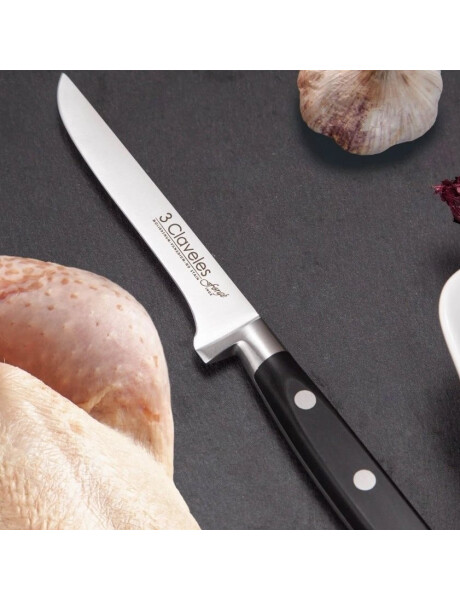 CUCHILLO DESHUESAR 13CM C/ PVC MANGO NEGRO FORGE 3CLAVELES CUCHILLO DESHUESAR 13CM C/ PVC MANGO NEGRO FORGE 3CLAVELES