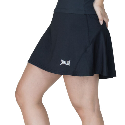 SKORT FEM POLY/SPX EVERLAST SPLIT WT WT M BK