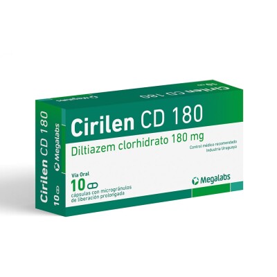 Cirilen Cd 180 Mg 10 Caps. Cirilen Cd 180 Mg 10 Caps.