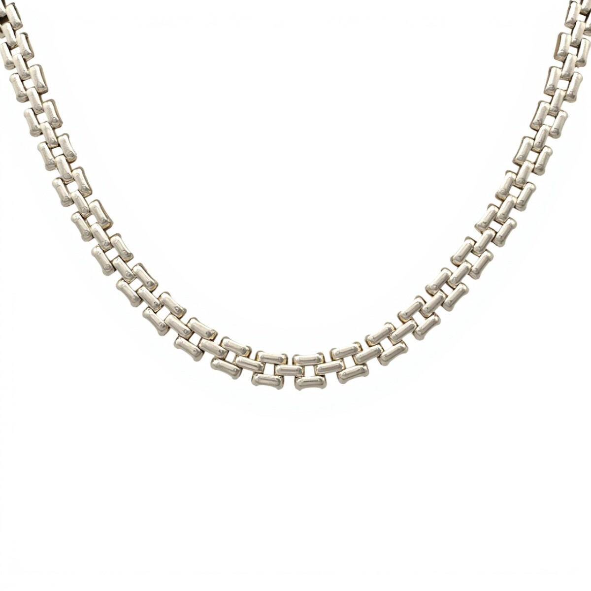 Cadena Panther-Plata y Oro-Sin piedra-CD5036 - sinpiedra 