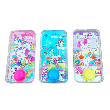 Juego Aguax24 Cotillón Maquinita Sorpresitas Infantil Unicornio