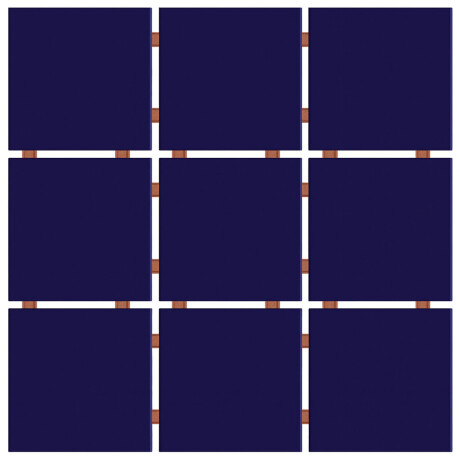 30.3X30.3 REVESTIMIENTO EN MALLA DE PIEZAS 10X10 AZUL COBALTO GAMAS DE AZUL