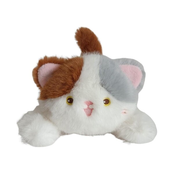 Peluche acostado gatito