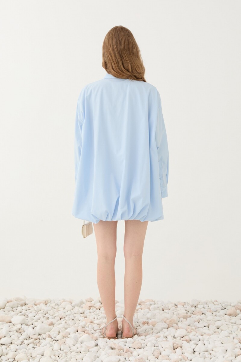 CAMISA OVERSIZE Celeste