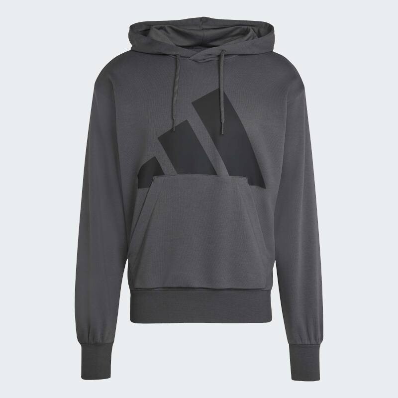 Canguro Adidas Essentials Logo Grande Gris