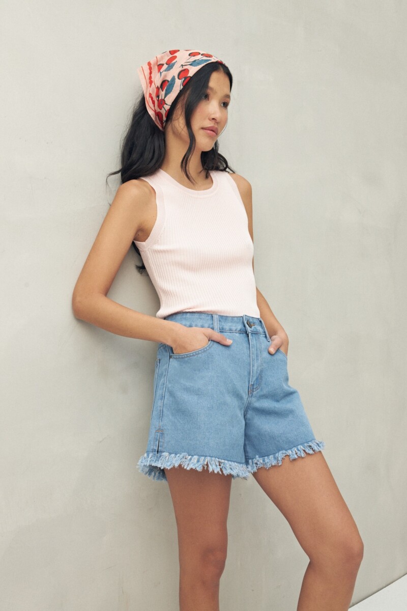 SHORT OMBRA Celeste