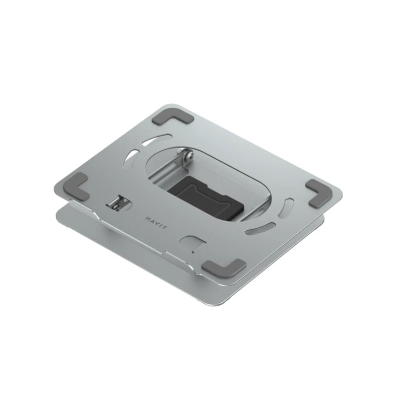 Soporte laptop Havit ST7411SI giratorio 360° ajustable plateado Soporte laptop Havit ST7411SI giratorio 360° ajustable plateado