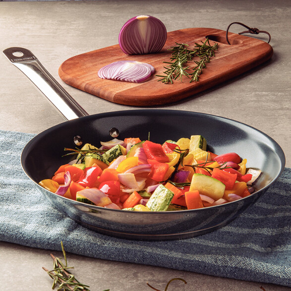 Sartén acero inox. con cerámica 26cm"PROFESSIONAL" -TRAMONTINA TF1783