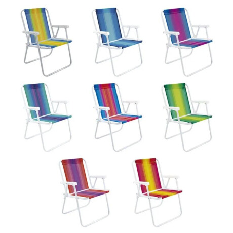 Silla Alta Playa Jardin Mor Aluminio Plegable Rayas Silla Alta Playa Jardin Mor Aluminio Plegable Rayas