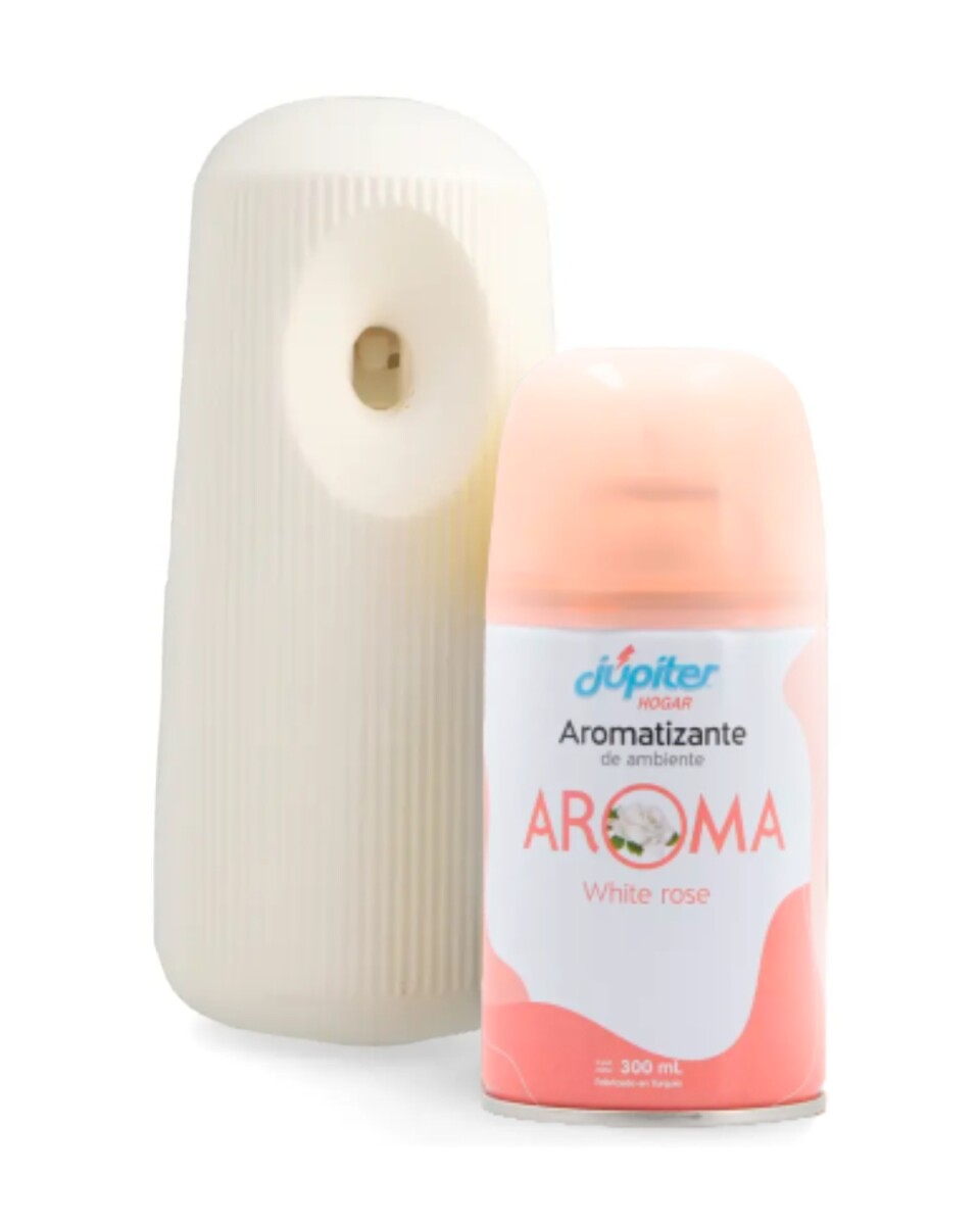 APARATO JUPITER AUTOMATICO + REPUESTO WHITE ROSE 300 ML 