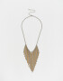 Collares Largos Metal Collar Largo Con Cadenas - Combinacion Bicolor