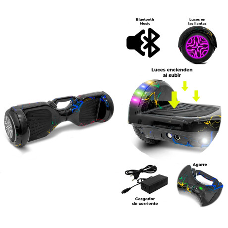 Hoverboard Patineta Eléctrica + Silla Música Luces 2