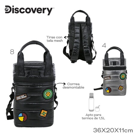Mochila Matera Discovery 18463 para Termo 1.5L PLATA