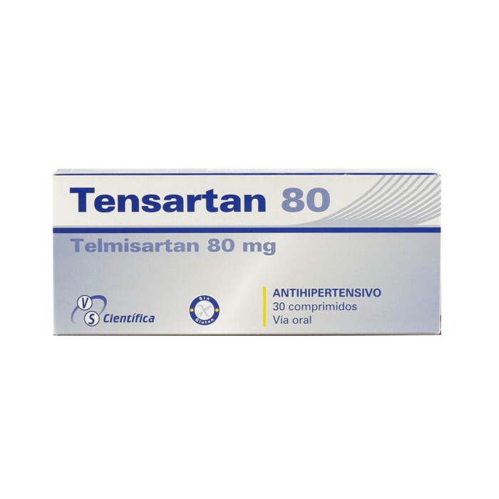 TENSARTAN 80 MG. CJ X 30 COMP. única