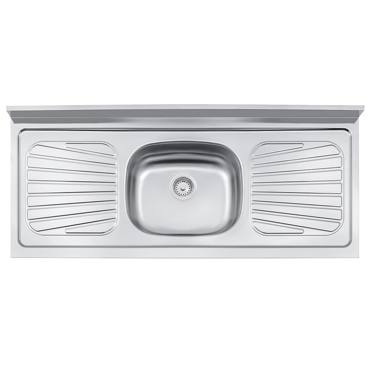 Mesada Con Pileta Central Simple Acero Inoxidable 201 120x55 Cm Tramontina 