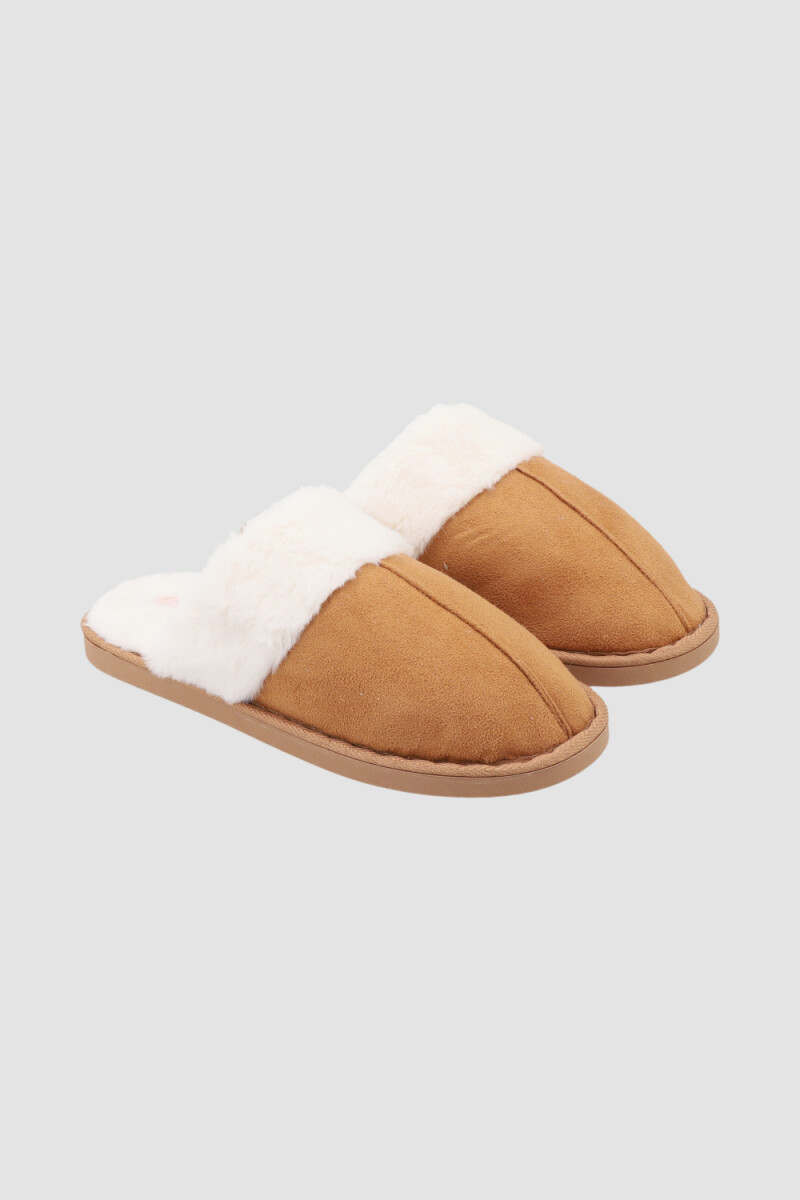 Pantufla basic fur inv25 Beige