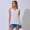 Musculosa Bordada BLANCO