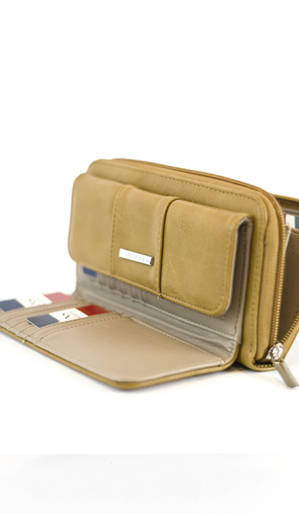 BILLETERA GLADIOLO MOSTAZA