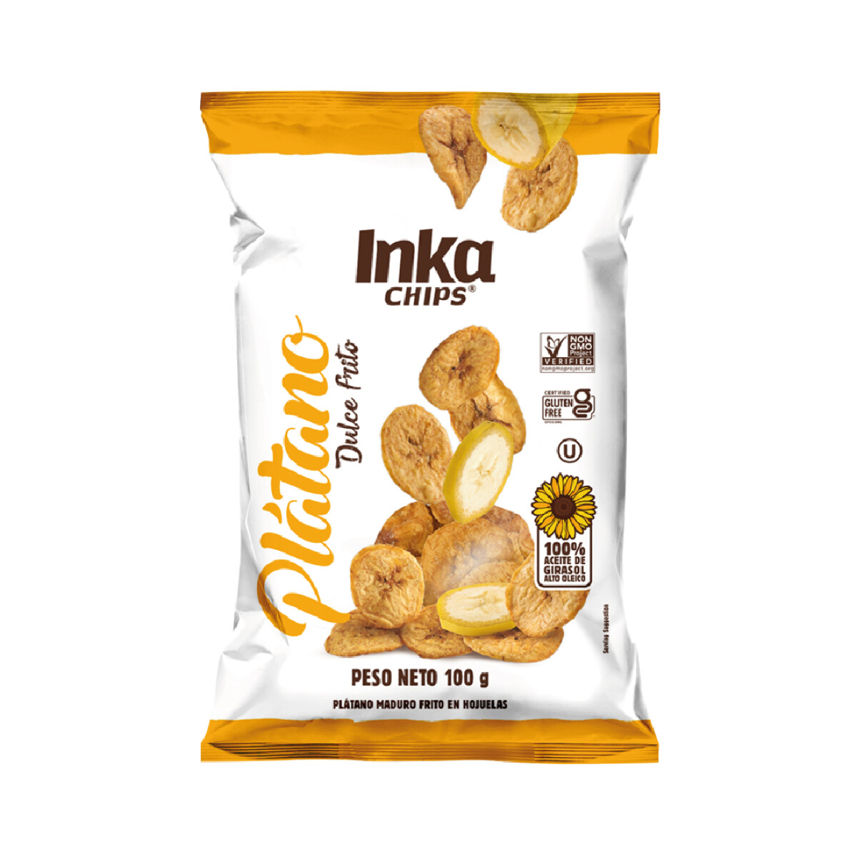 Chips De Platano Dulce Inka Chips 100g 