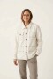 Campera denim larga BLANCO