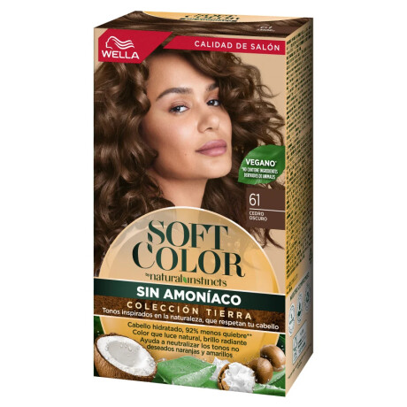 Tinta Soft Color N°61 Cedro Oscuro Tinta Soft Color N°61 Cedro Oscuro