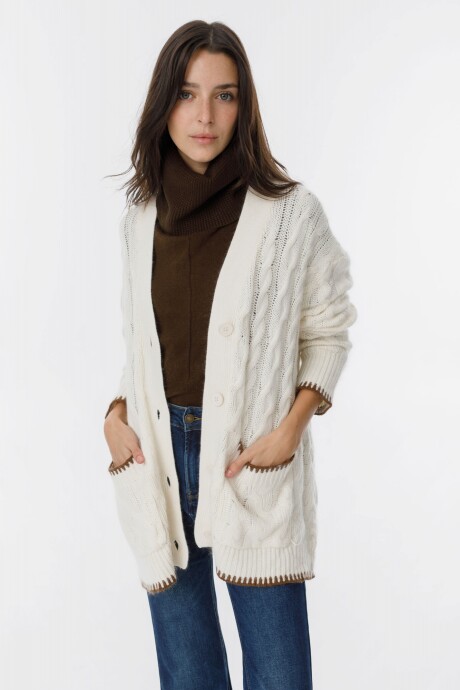 Cardigan Elora Off White