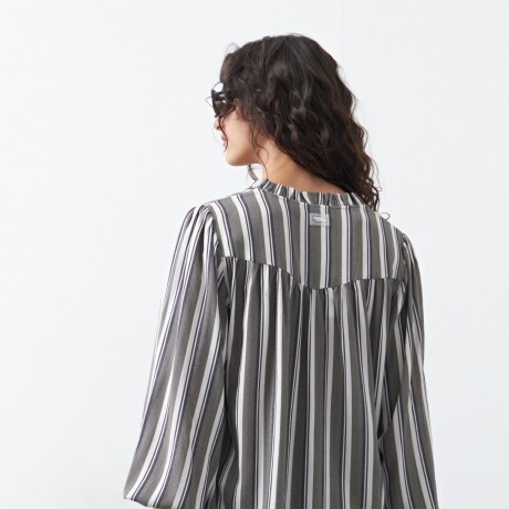 CAMISA TOPACIO Negro/Blanco