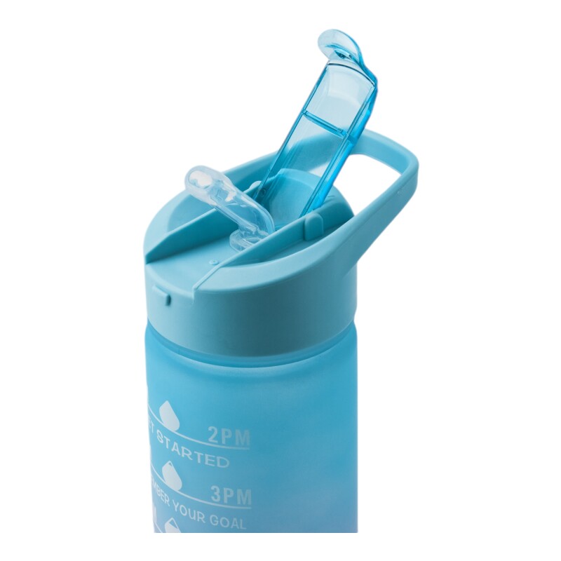 Botella Agua Motivacional 600 Ml Sin Color