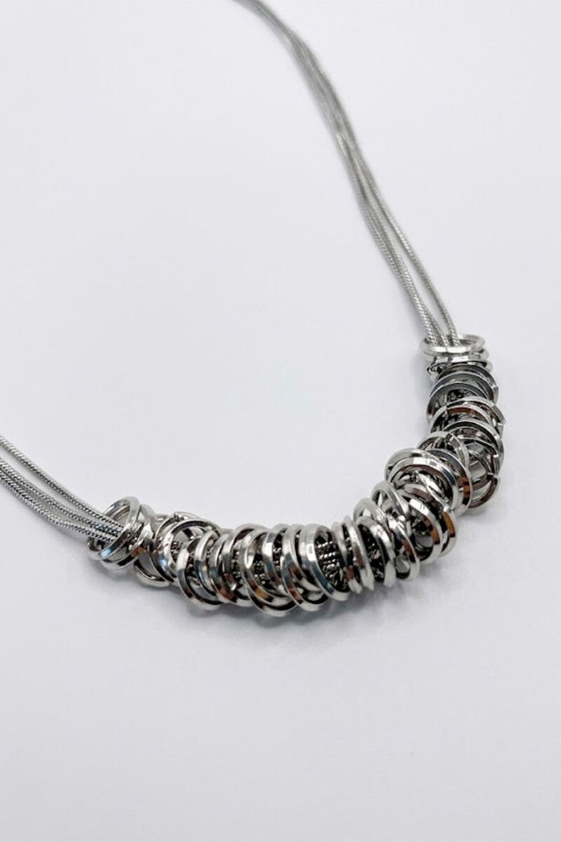 COLGANTE AROS PLATA