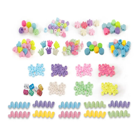 Set Juego De Salón 3en1 Decoración Cabello Trenzador Jug025004