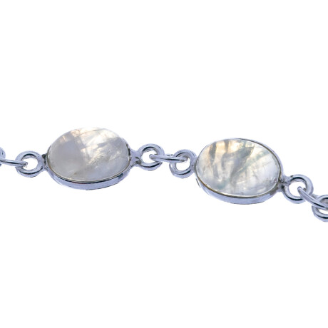 Pulsera de plata 925 con Piedra de la Luna Pulsera de plata 925 con Piedra de la Luna