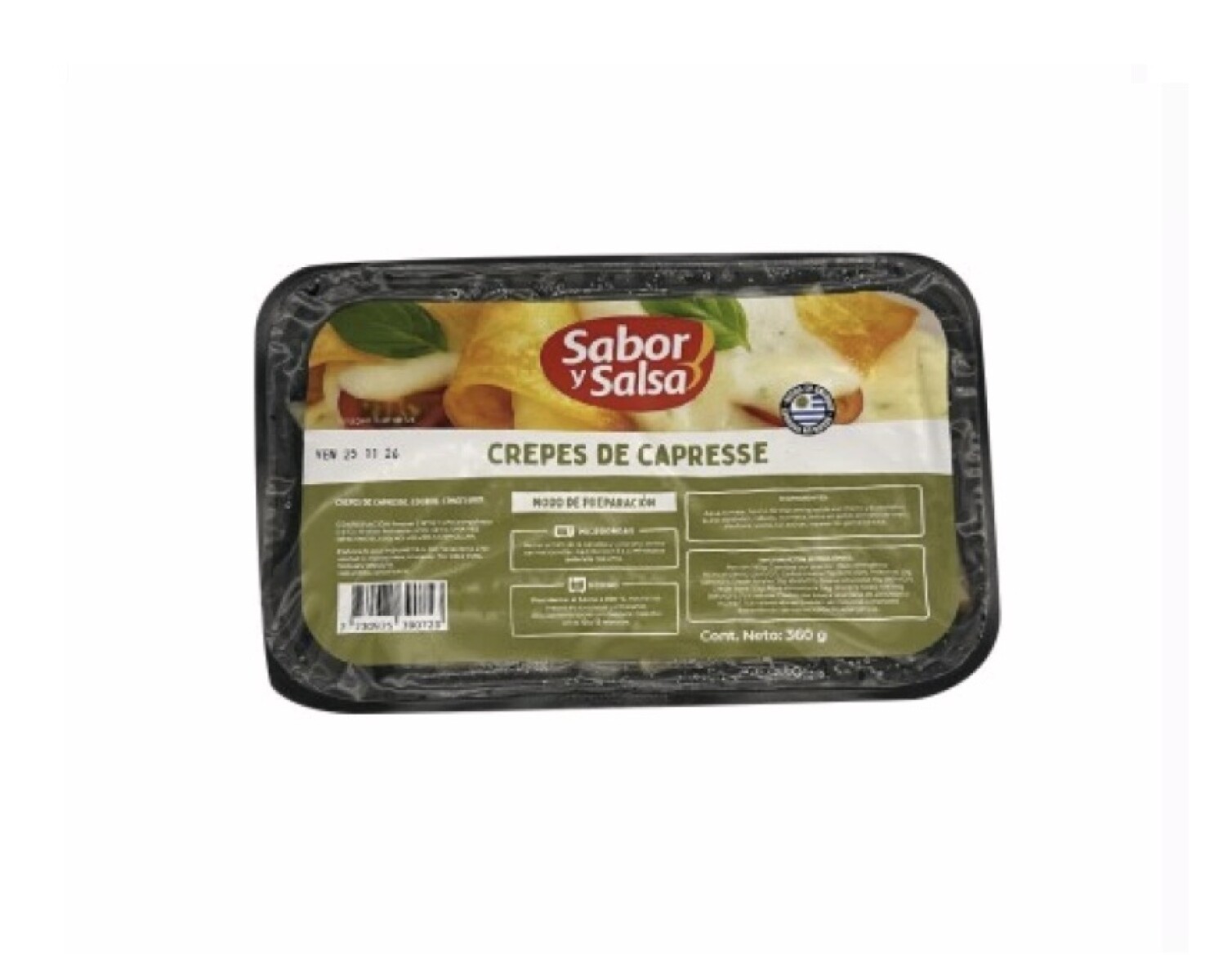 Crepes caprese con salsa 360 g 