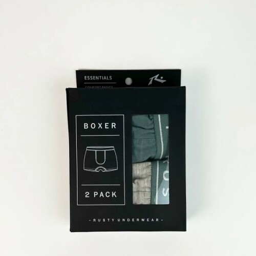 Boxer x2 Rusty TREND Gris/verde