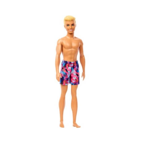 Figura Barbie Ken de Playa Traje Morado 001