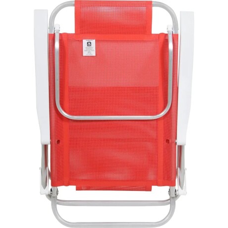 Silla Alta Bel Aluminio Comfort Poliéster De Pvc Ub ROJO