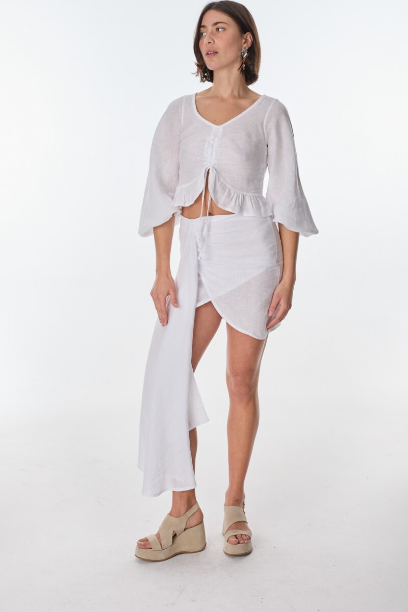 Falda Domenica Blanco