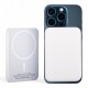 Power Bank O Bateria Externa Magnetica Magsafe Para iPhone 5000mah Blanco