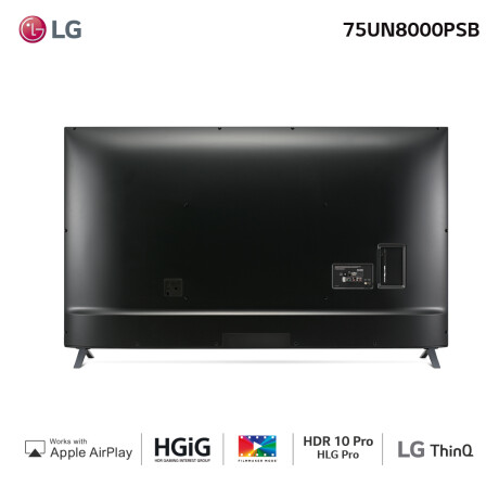 Smart TV LG 75" 4K 75UN8000PSB Smart TV LG 75" 4K 75UN8000PSB
