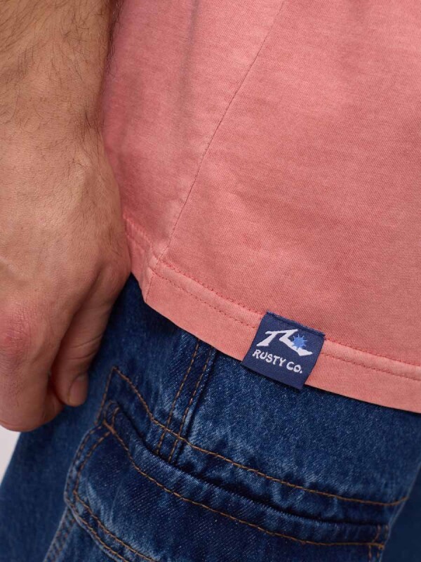 T-SHIRT OLINE RUSTY Rosa Claro
