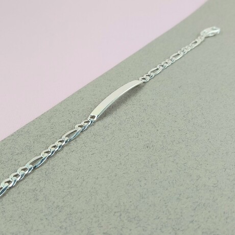 Pulsera de identidad de plata 925. Pulsera de identidad de plata 925.