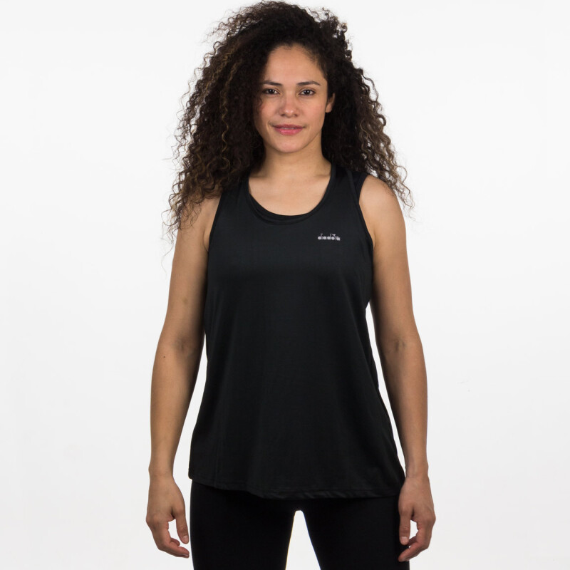 Diadora Dama Sport Tank T-shirt - Black Negro