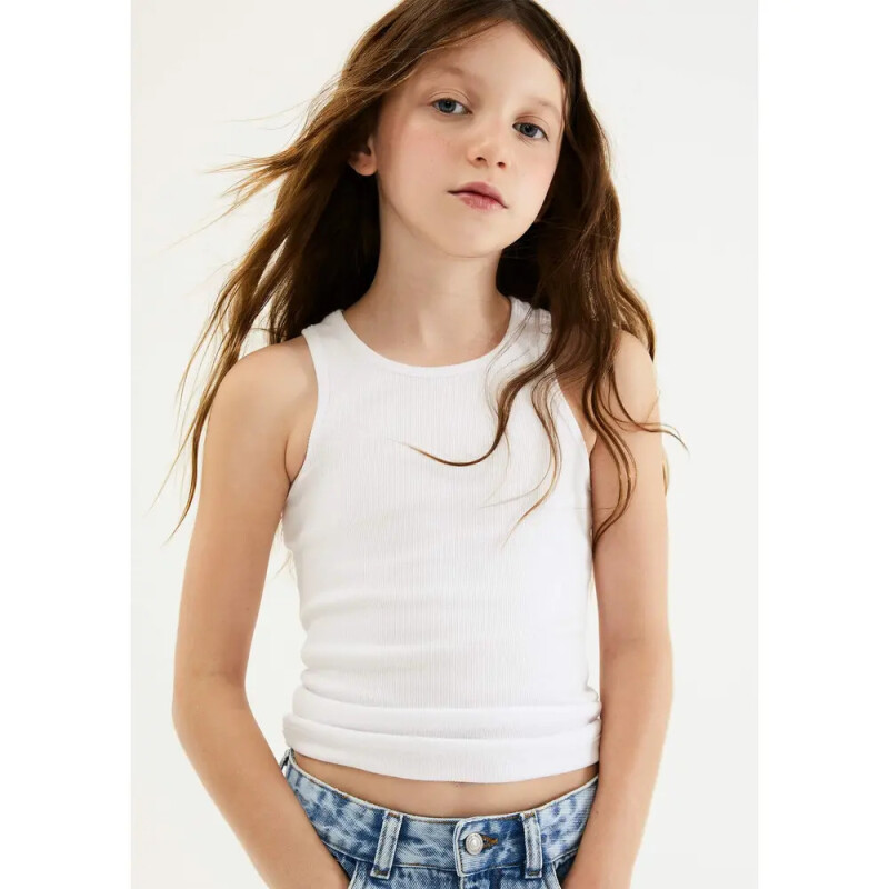 CAMISETA REGATA FEM BRANCO