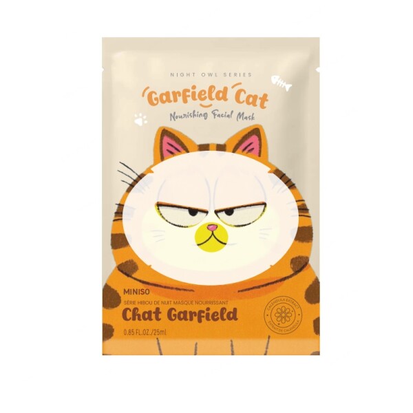 Mascarilla hidratante gatito naranja