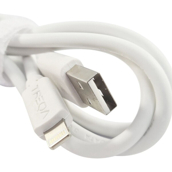 Cable iPhone Lightning Reforzado Recubierto Treqa Calidad Cable iPhone Lightning Reforzado Recubierto Treqa Calidad