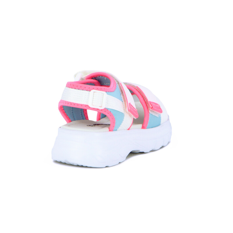 Angus Sandalia Niña Tira C/ Pulsera Y Velcro Lavanda