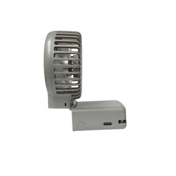 Ventilador de mano gris