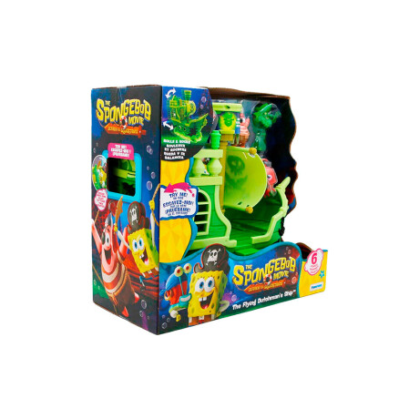 Juguete Barco Holandés Errante Translúcido Bob Esponja Ub VERDE